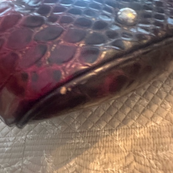 Danier Leather lambskin with crocodile print tote bag - Picture 11 of 11